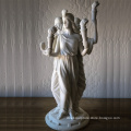 Hand Carved Greek Goddess of Magic Witchcraft Hecate Statue Sculpture